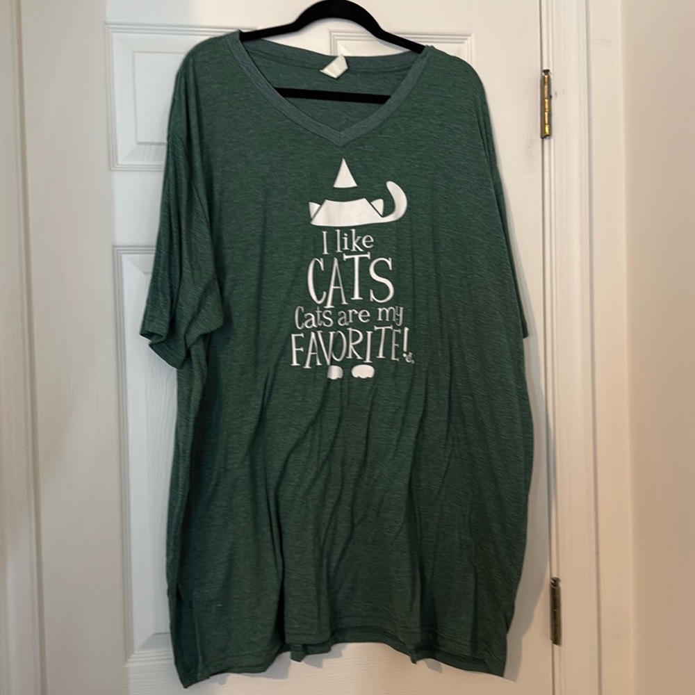 Cat Lady Box green short sleeve T-shirt #3